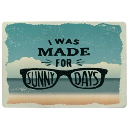 I Was Made For Sunny Days Rug Multi