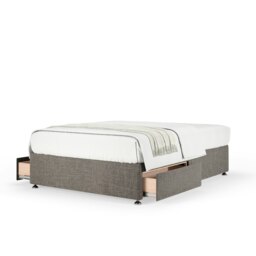Ortho Classic Orthopaedic Slate Linen 2 Drawer Divan Set Super King