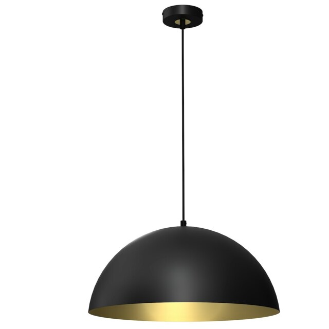 Milagro Pendant Lamp Beta Black/Gold 1XE27 45cm