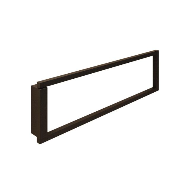 COSMIC Towel ring, Black Matt, Wall-mounted, 40,3 cm. Collection THE GRID