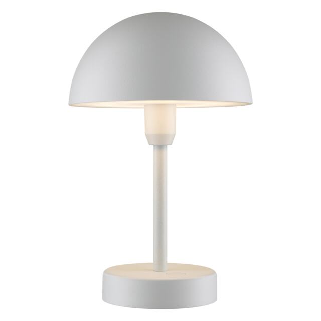 Nordlux Ellen Outdoor Table Battery Light White Aluminium Intergrated LED 3-Level Dimming, IP44