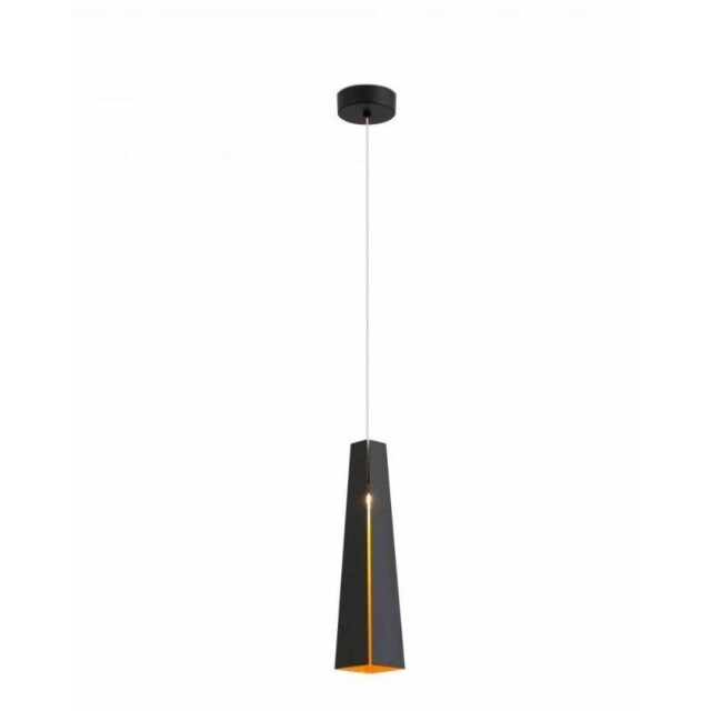 Pluma LED Ceiling Pendant Light Black, Gold
