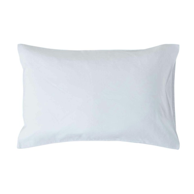Homescapes White Linen Housewife Pillowcase - King Size White King