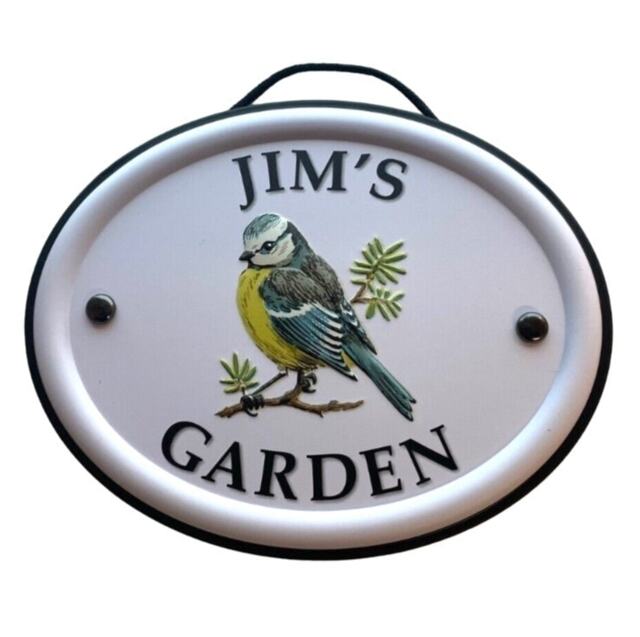Decorative Bird Garden Sign - Jim