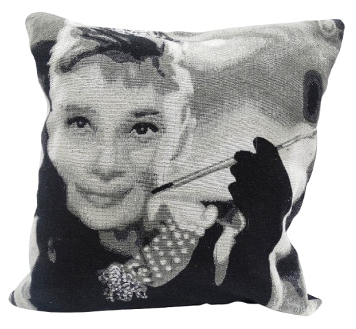 Audrey Hepburn Cushion Cover with Cusion Pads (43X43 cm) Multi Multi 43 x 43 cm 1