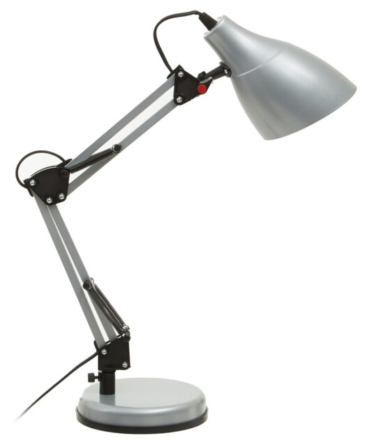 Finley Silver Desk Lamp