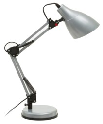 Finley Silver Desk Lamp