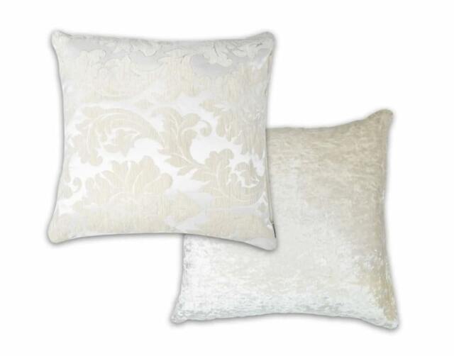 Baroque Cushion Cover Ivory Cream Cream