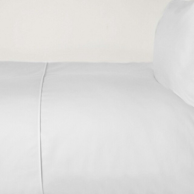 Belledorm 100% Cotton Sateen Duvet Cover - White - Single
