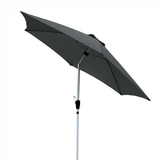 Marco Paul 1.7m Garden Parasol Outdoor Tilt Black