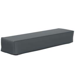 Outsunny 200x73x35cm Rectangular Furniture Cover for Rattan Lounge UV Protection Grey Grey 200cmx73cmx35cm