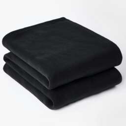 OHS Fleece Blanket, 150x200cm - Black