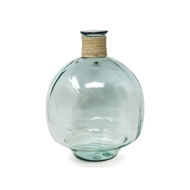 Verano Spanish Ceramics Recycled Glass Bom Vase - 40cm