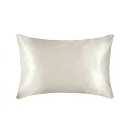 100% Mulberry Silk Pillowcase 1 Piece Cream One Size 1