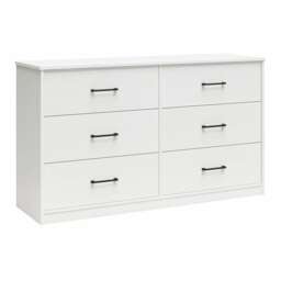 BrEZ Build Pearce 6 DRW Dresser White White White One Size