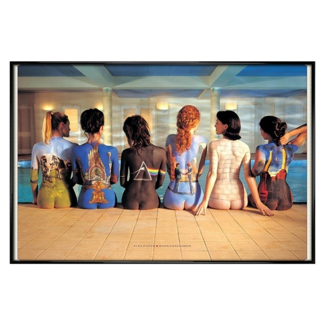Gloss Black Framed Back Catalogue Campaign Poster Multi