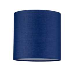 Navy Blue Cotton 17cm Table Lamp Shade Blue Small 1