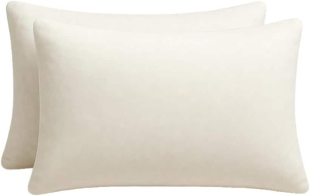 Nod Off Luxury Duck Feather Pillow, Cotton Cover, Hotel Quality - Pack 0f 2