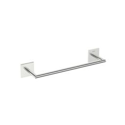 Cosmic Bathroom Towel Wall Mounted Rail with Chrome Finish Light Grey 30 cm