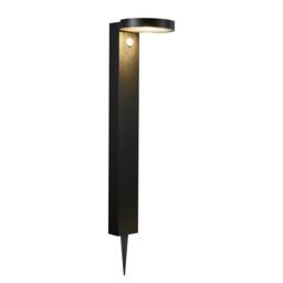 Nordlux Rica Outdoor Garden Post Black Stainless steel Solar SolarLed Sensor - , IP44