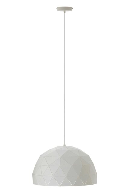 Orsina Medium White Dome Pendant Light