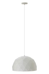 Orsina Medium White Dome Pendant Light