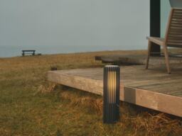 Nordlux Aludra Outdoor Garden Post Black Aluminium E27 Coastal/Marine Safe - Mains Powered, IP44