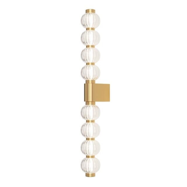 Amulet Modern Wall Lamp Gold 3000K 800lm Glass Shade