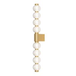 Amulet Modern Wall Lamp Gold 3000K 800lm Glass Shade
