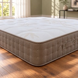 Bamboo Pocket Sprung Memory Foam Mattress King Size