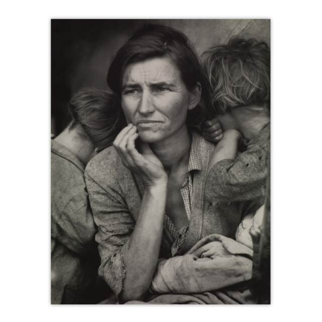 Migrant Mother Nipomo California Lange Huge Wall Art Print 18X24 In
