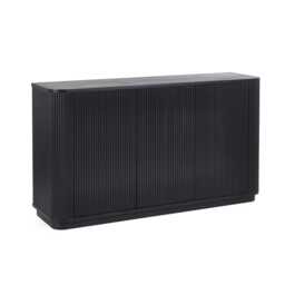 Premium Lauriston Fluted Sideboard in Black Ash