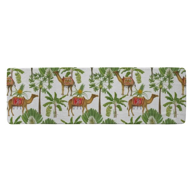 Camels & Palm Trees Runner Rug Multi