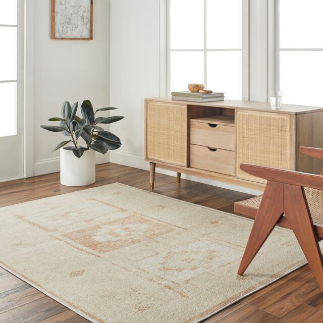 LIVABLISS Becki Owens Solana-Global Rug 200 x 275 cm Orange Ivory