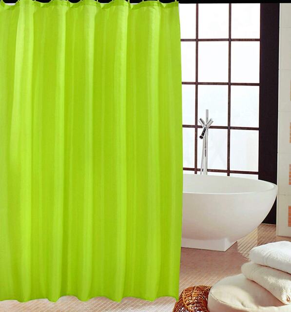 KAV Polyester Fabric Shower Mould and Mildew Resistant Curtain 180 x 180 cm Tiles Patterned