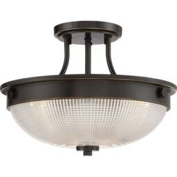 Mantle 2 Light Semi-Flush - Palladian Bronze, E27