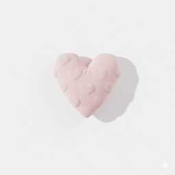 Heart Shaped Teddy Fleece Cushion Ultra Soft Plush Decorative Pillow Pink