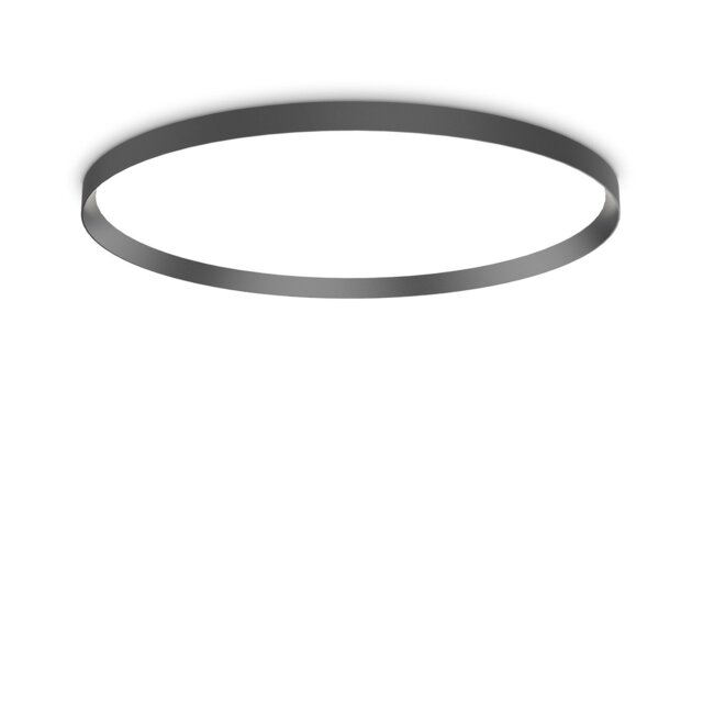 Fly 90cm LED Flush Ceiling Light Black 2700K IP40