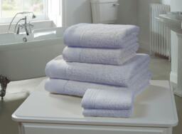 Chatsworth 600gsm Pure Cotton Towels Soft & Absorbent Blue Blue Face cloth 1