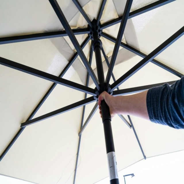Madison Parasol Elba 300 Cm Ecru
