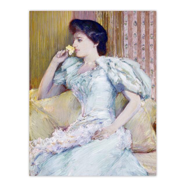 "Actress Lillie Langtry Portrait Painting Hassam Wall Art Poster Print 24X32"""