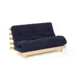 4ft Small Double Futon Mattress And Base Set in Navy