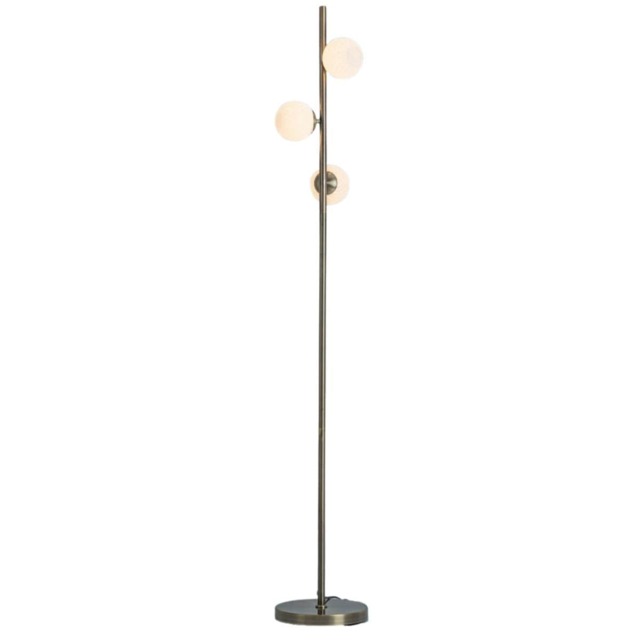 Pagazzi Lior 3-Light Antique Brass Floor Lamp