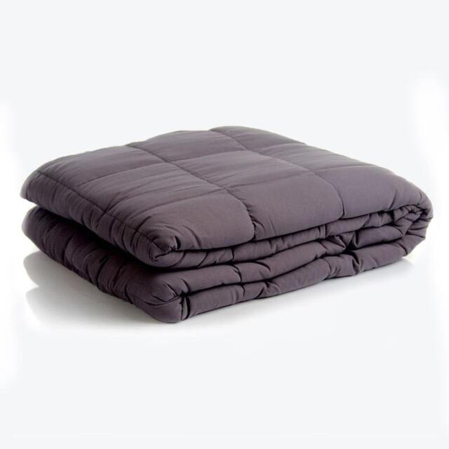 Slumber Weighted Blanket for Sleep, Stress, and Anxiety - 4KG, 122 x 185cm Grey One Size