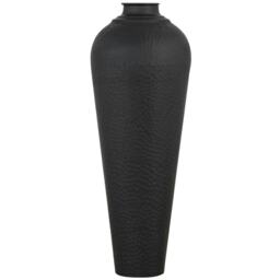 Hill Interiors Hammered Vase - Black - 80cm x 31cm x 31cm
