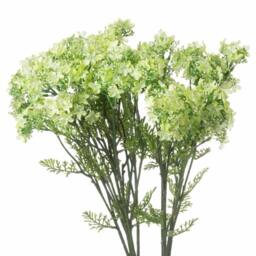 Plumb Blossom Spray Artificial Plant - L29 x W29 x H71 cm - Green