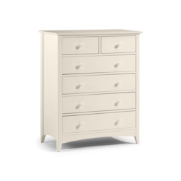 Premium Luma 4 + 2 Drawer Chest - Stone White