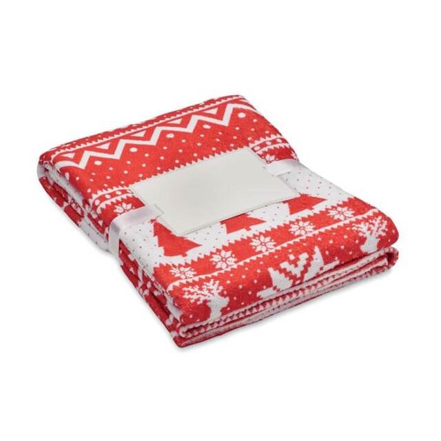 MidOcean TOSTI RPET Fleece Blanket Red Red One Size 1