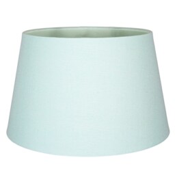 Traditional 30cm Duck Egg Linen Fabric Drum Table/Pendant Lampshade 60w Maximum Blue Duck Egg 1