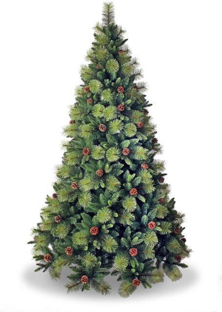 8FT Californian Boulder Bushy Look Luxurious Forest Green Artificial Christmas Tree Green Green